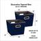 Household Essentials; Household Essentials 10" Blue Tapered Bins, 2ct.; Category:Baskets; Image:4